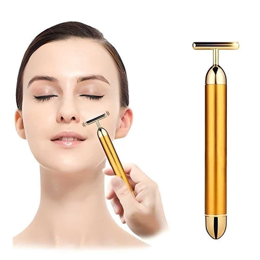 24K Gold Vibrating Face Massager